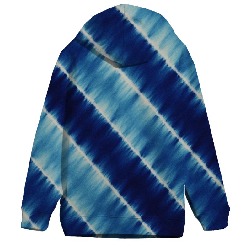 Indigo Arashi Diagonals hoodie trends
