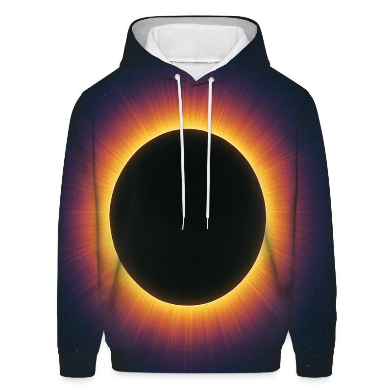 Eclipse Corona Rings printed hoodies