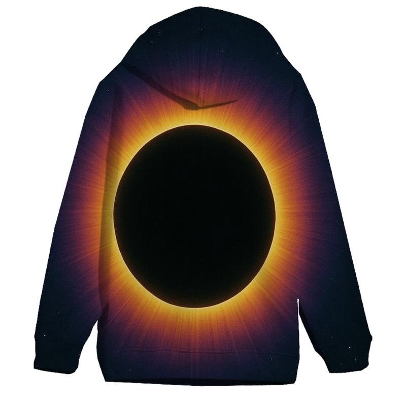 Eclipse Corona Rings printed hoodies