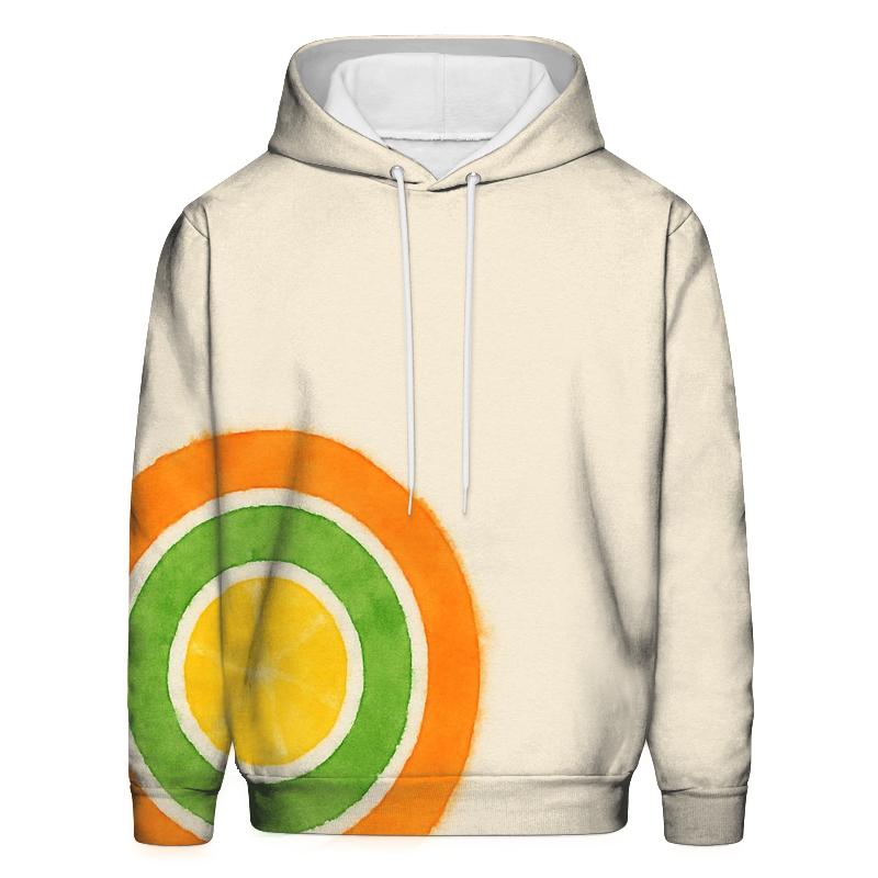 Offcenter Citrus Bullseye pullover hoodies