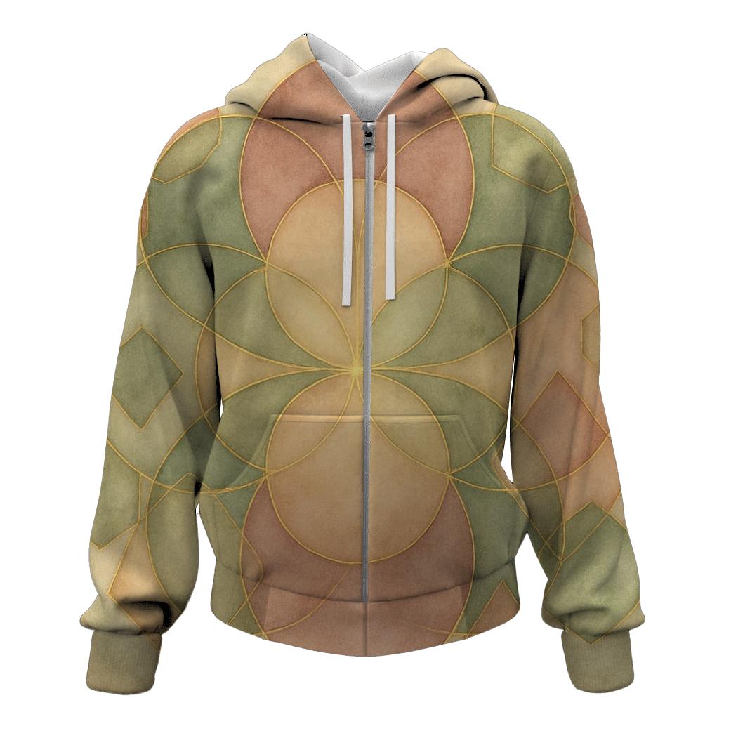 Sacred Geometry Garden hoodie trends