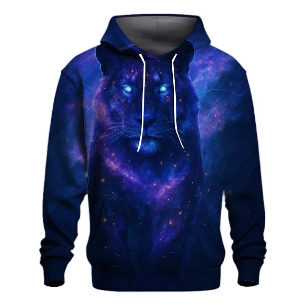 Nebula Tiger Poster printed hoodies