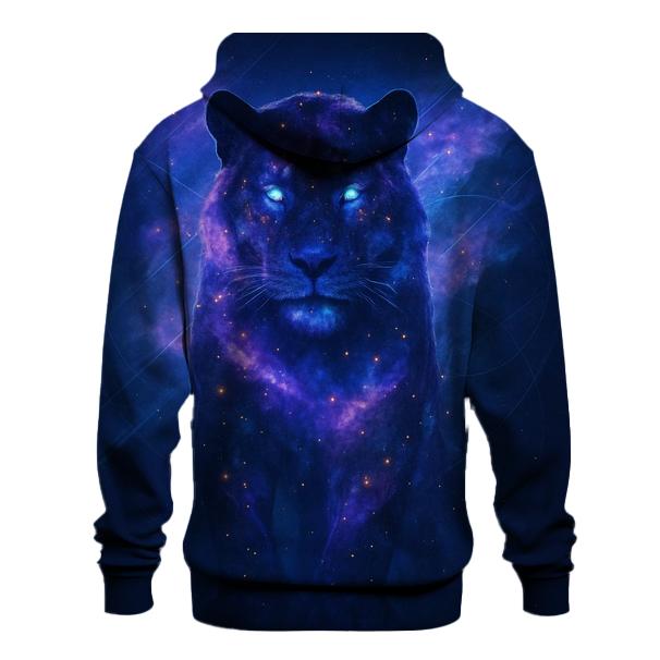 Nebula Tiger Poster printed hoodies