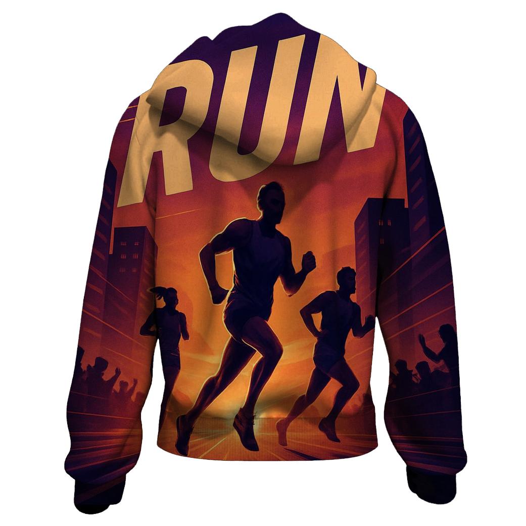 Urban Marathon Sunset heavyweight hoodies