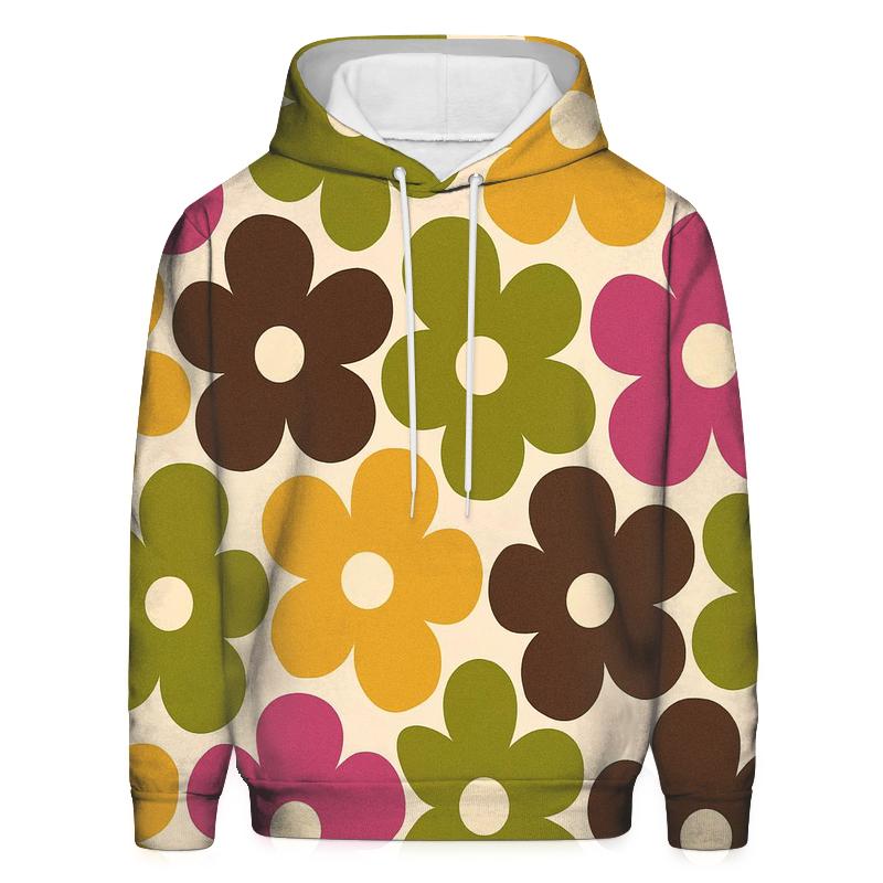 Mod Floral Mosaic custom hoodies