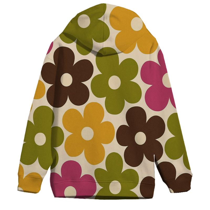 Mod Floral Mosaic custom hoodies
