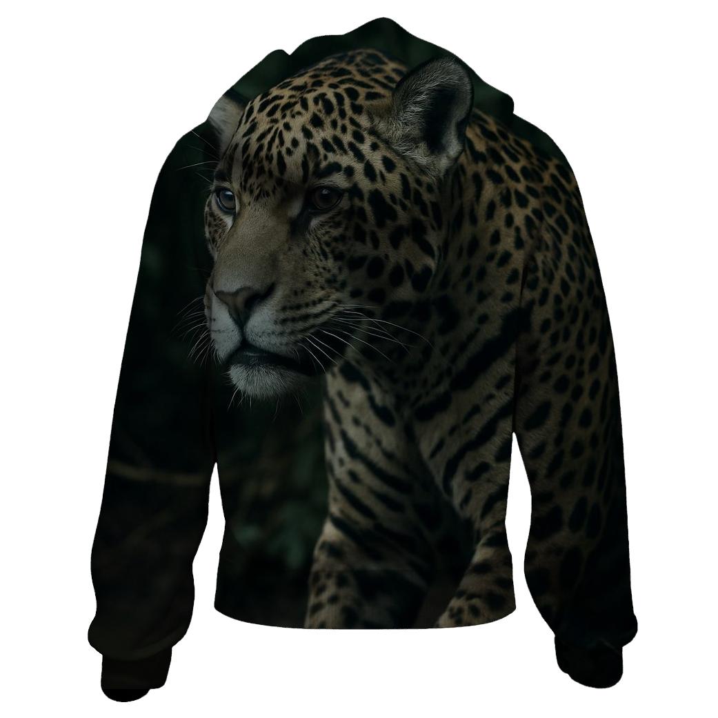 Shadowed Jaguar — Riverine Stalk lightweight hoodies