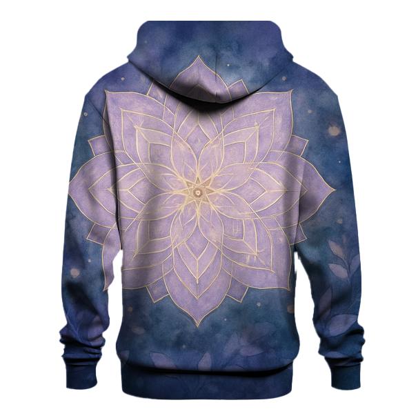 Luminous Mandala Garden pullover hoodies