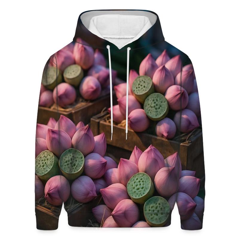 Wet Market Lotus Crates custom hoodies