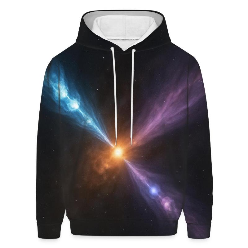 Bipolar Jet Outflow Pillars printed hoodies