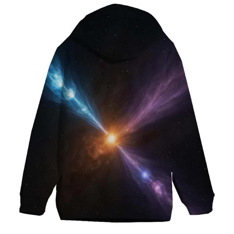 Bipolar Jet Outflow Pillars printed hoodies
