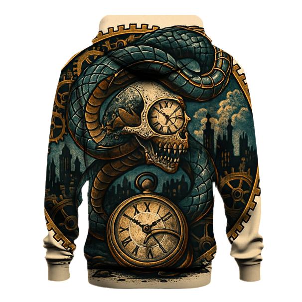 Clockwork Ouroboros Mechanism heavyweight hoodies