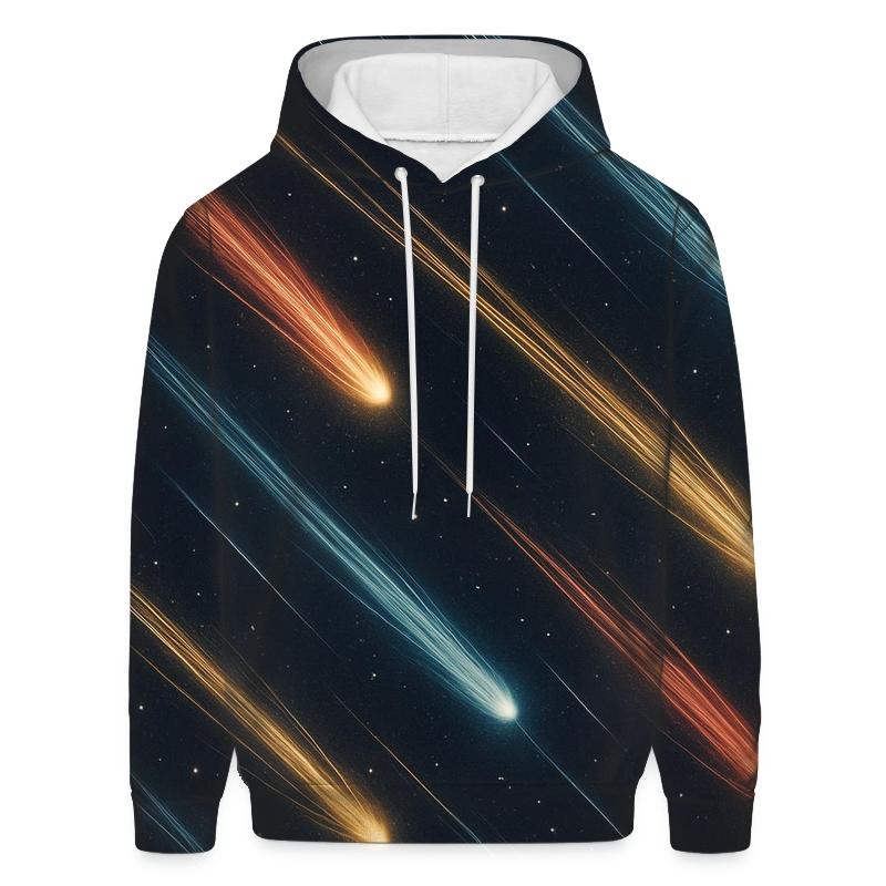 Comet Fan Overprint designer hoodies