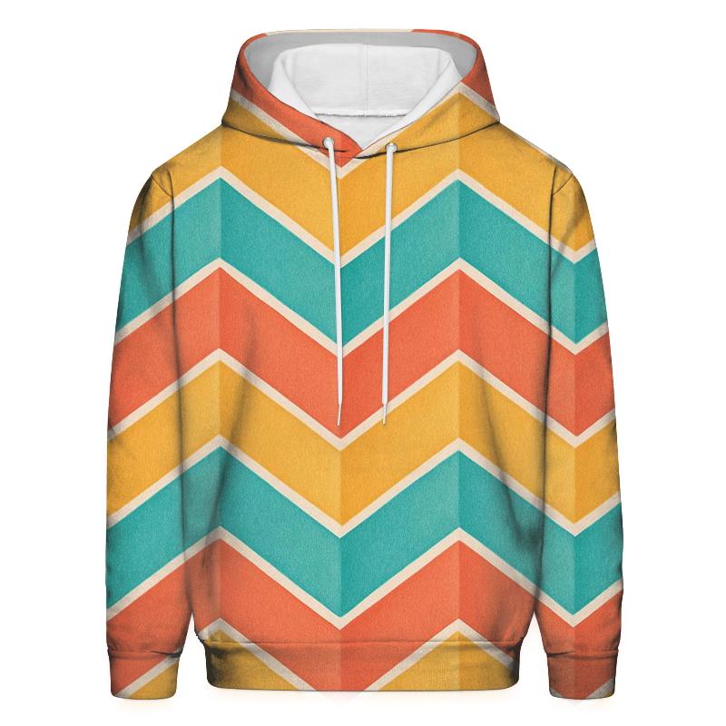 Chevron Accordion Fold premium hoodies