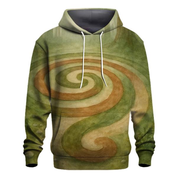 Quiet Spiral Path designer hoodies