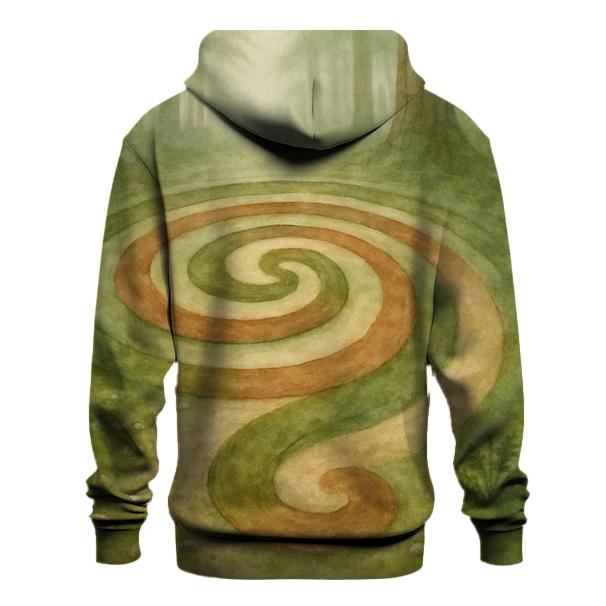 Quiet Spiral Path designer hoodies