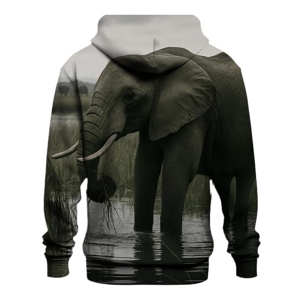 Marsh Matriarch — African Elephant designer hoodies