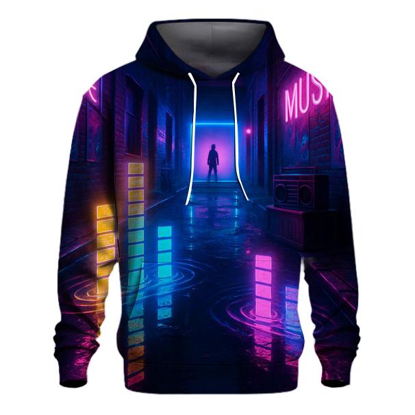Neon Equalizer Alley heavyweight hoodies
