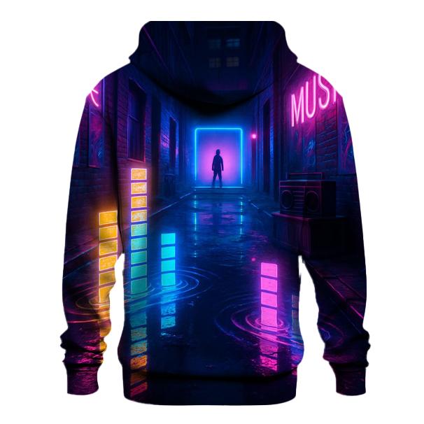 Neon Equalizer Alley heavyweight hoodies