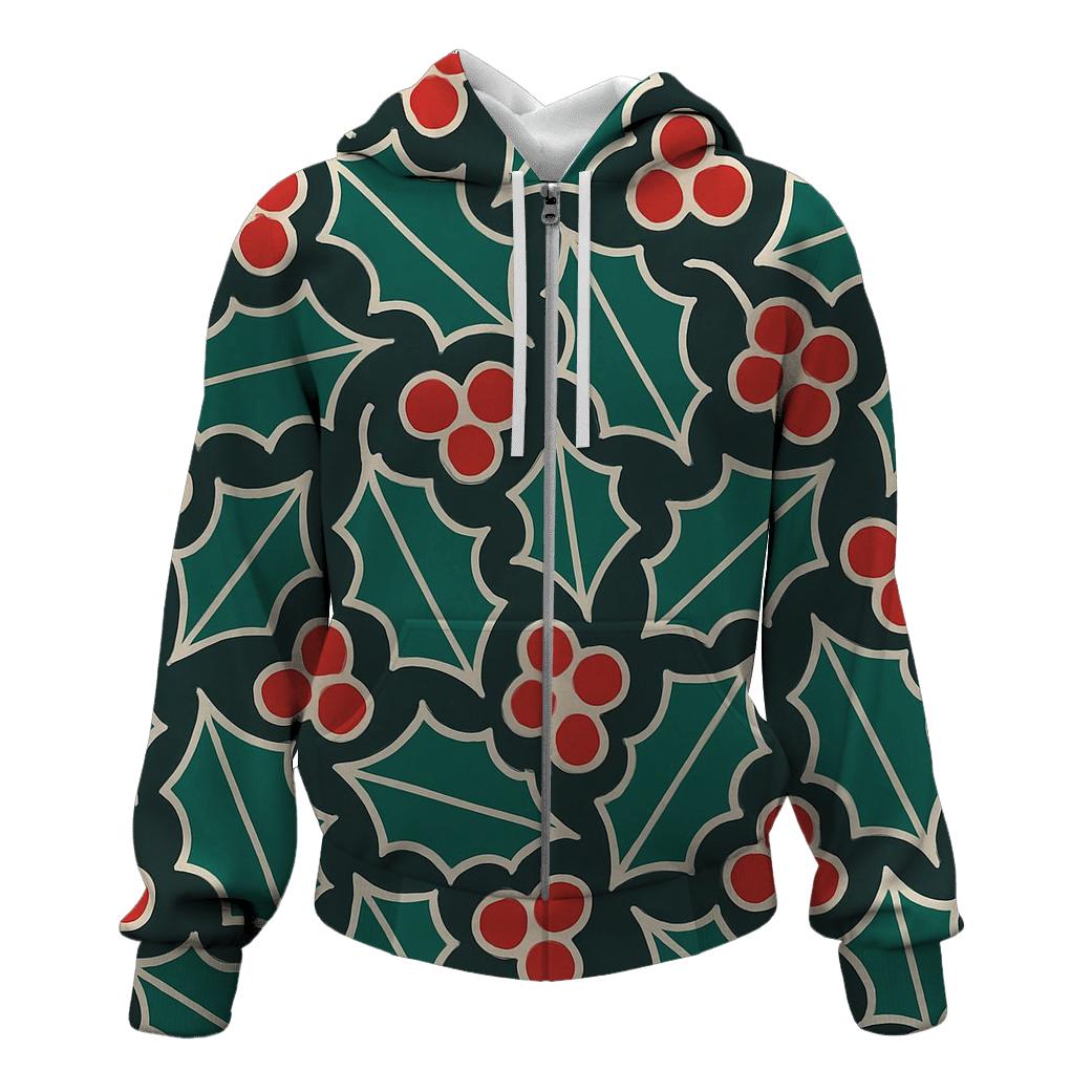 Holly Mosaic pullover hoodies