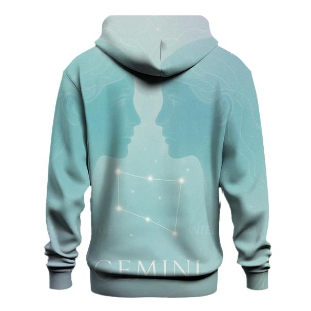 Ethereal Gemini Twins Portrait hoodie designs