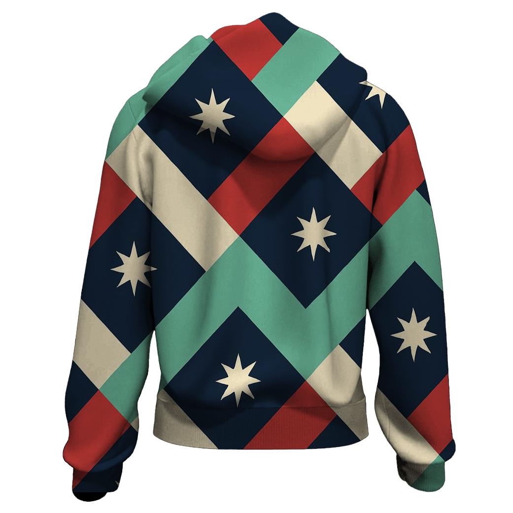 Candy Stripe Chevron pullover hoodies