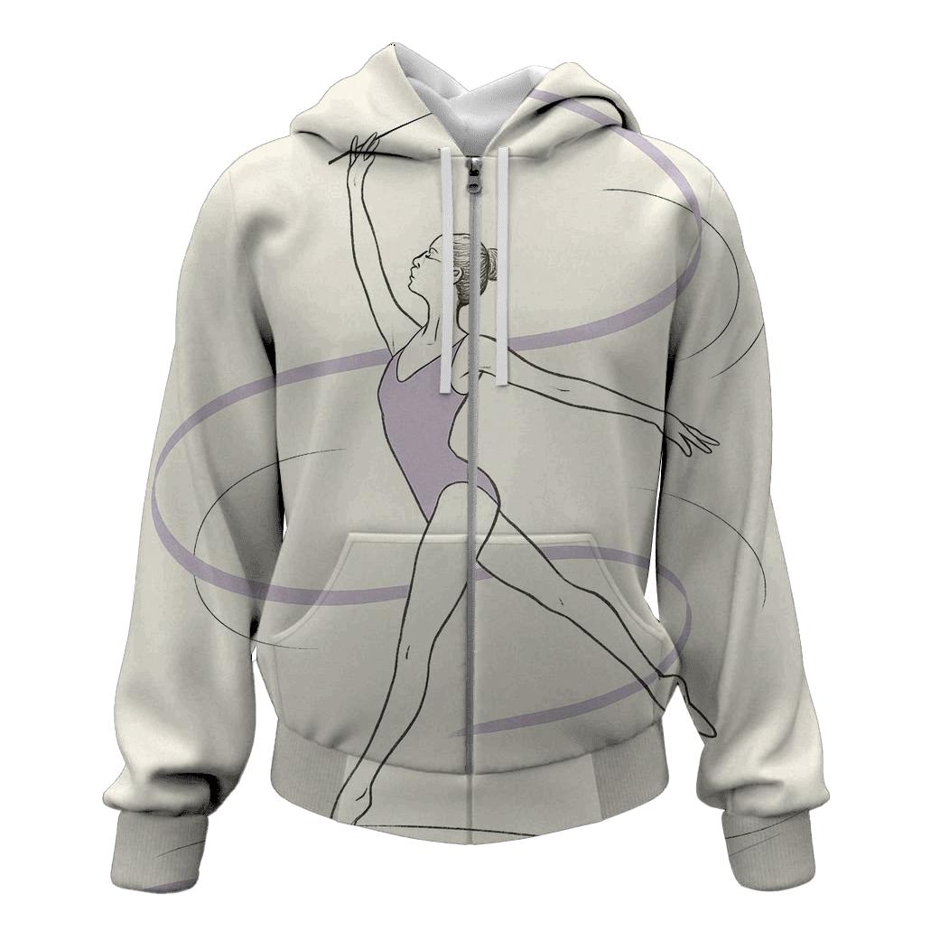Gymnastics Silk Minimal pullover hoodies