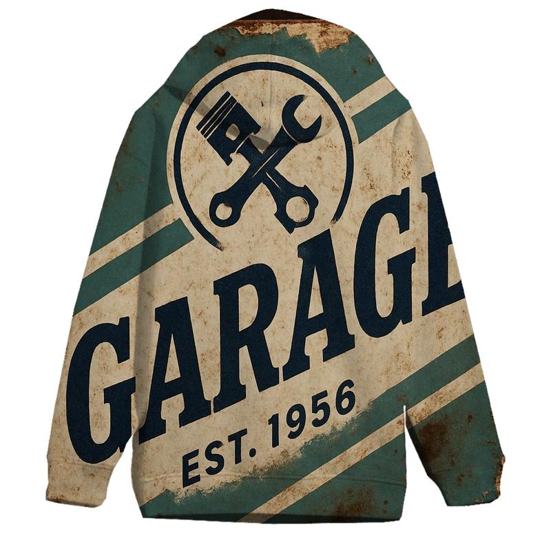 Antique Automotive Garage Sign designer hoodies