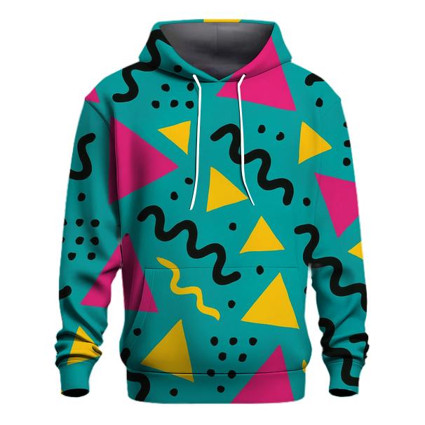 Memphis Shape Shuffle designer hoodies