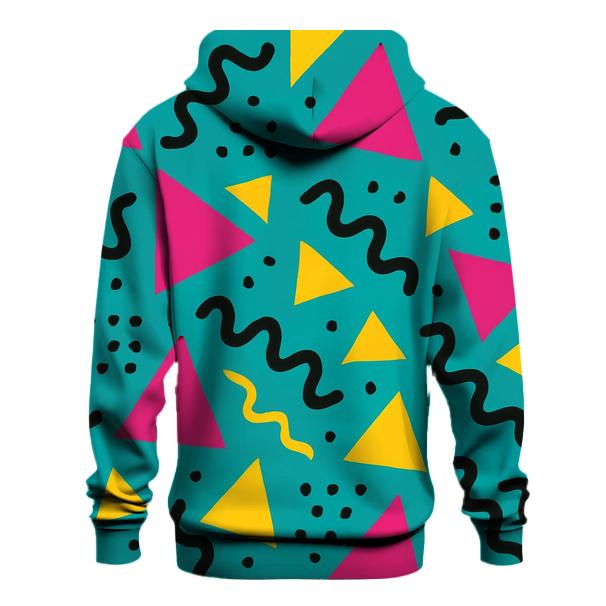 Memphis Shape Shuffle designer hoodies
