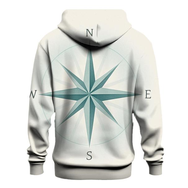 Gentle Halo Compass graphic hoodies