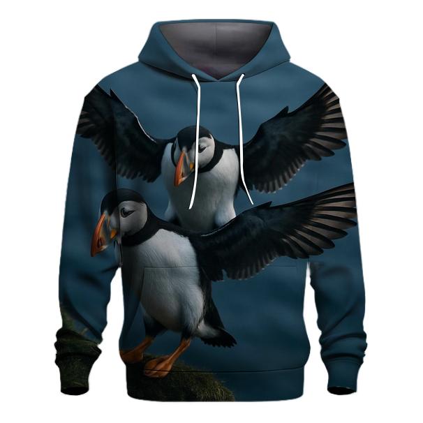 Cliff Couriers — Atlantic Puffin Pair pullover hoodies