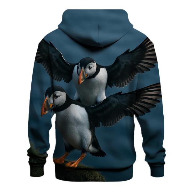 Cliff Couriers — Atlantic Puffin Pair pullover hoodies