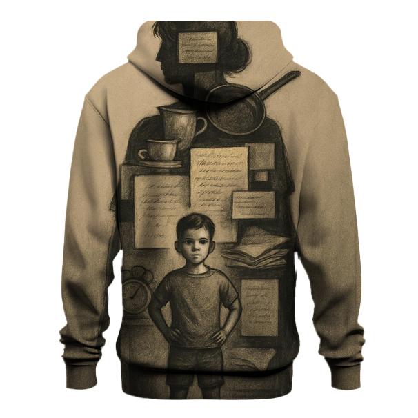 Her Silent Strength embroidered hoodies