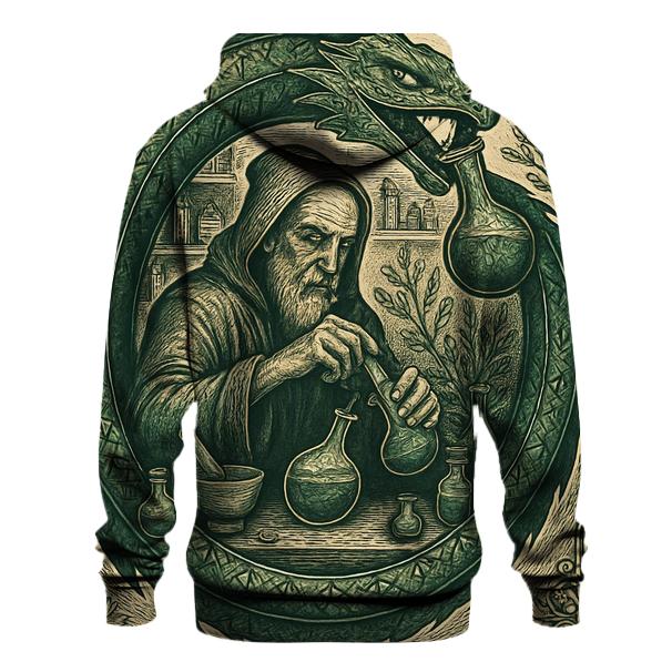 Alchemical Ouroboros Garden hoodie designs
