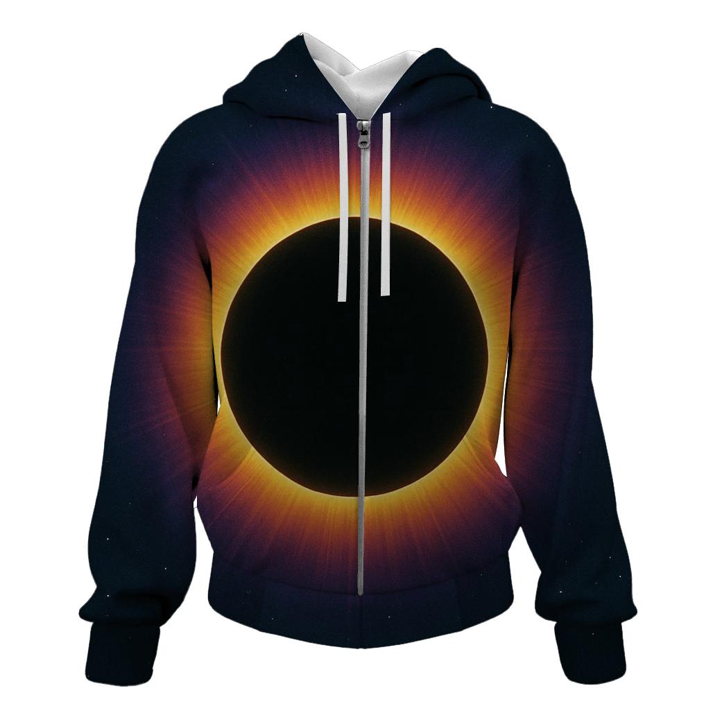 Eclipse Corona Rings graphic hoodies