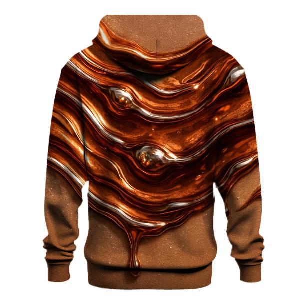 Copper Ripple Luxe graphic hoodies