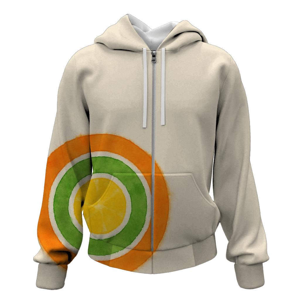 Offcenter Citrus Bullseye premium hoodies