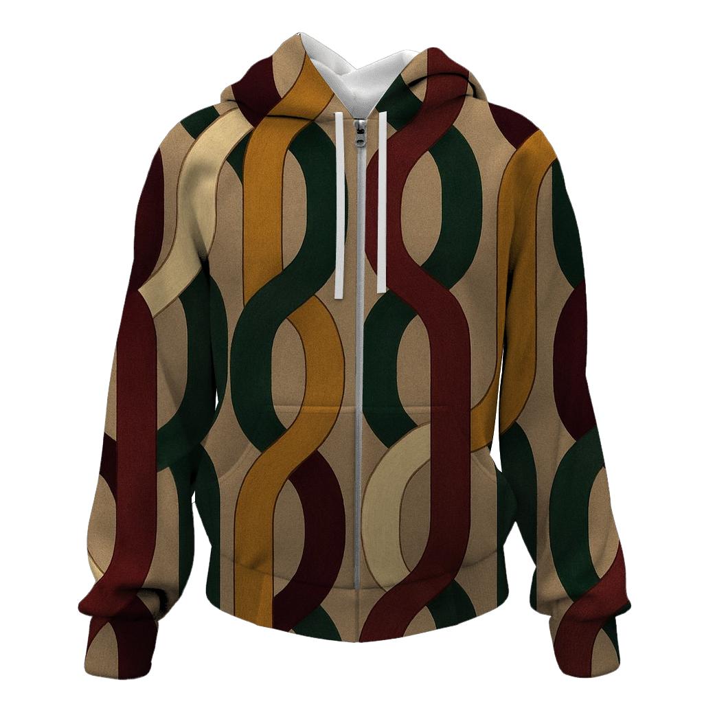 Velvet Ribbon Repeat graphic hoodies