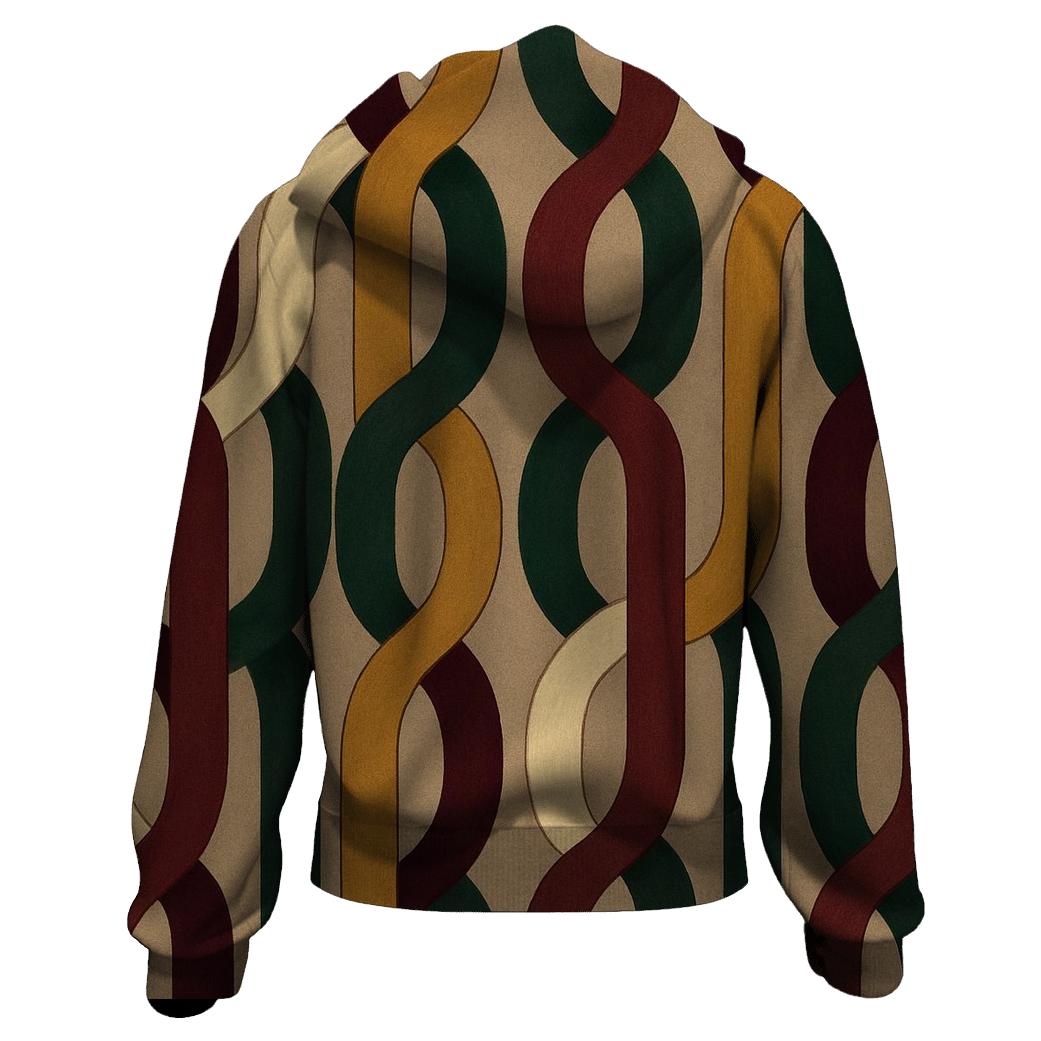 Velvet Ribbon Repeat graphic hoodies