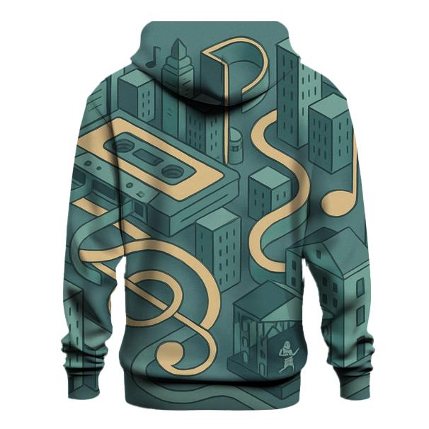Tape Maze Skyline heavyweight hoodies