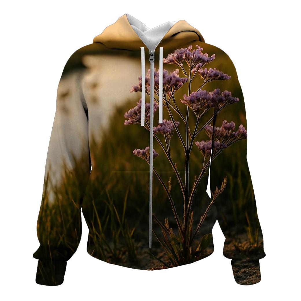 Salt Marsh Sea Lavender lightweight hoodies