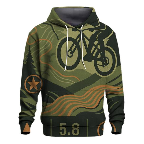 Mountain Bike Trail Map hoodie trends