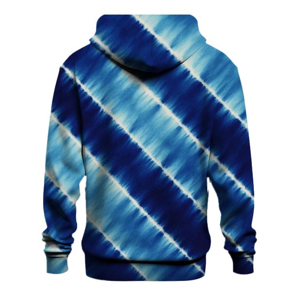 Indigo Arashi Diagonals designer hoodies
