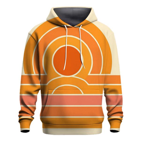 Sunset Groove Stripes heavyweight hoodies