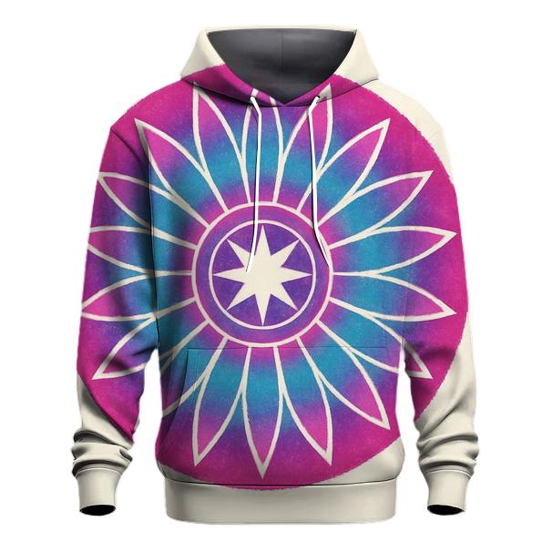 Mandala Sunburst graphic hoodies