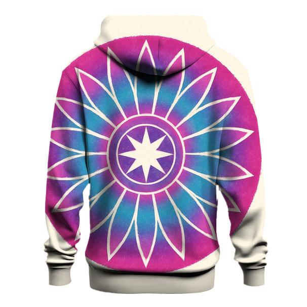 Mandala Sunburst graphic hoodies