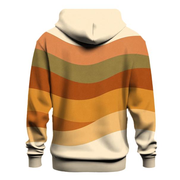 Earth Tone Waveforms hoodie trends