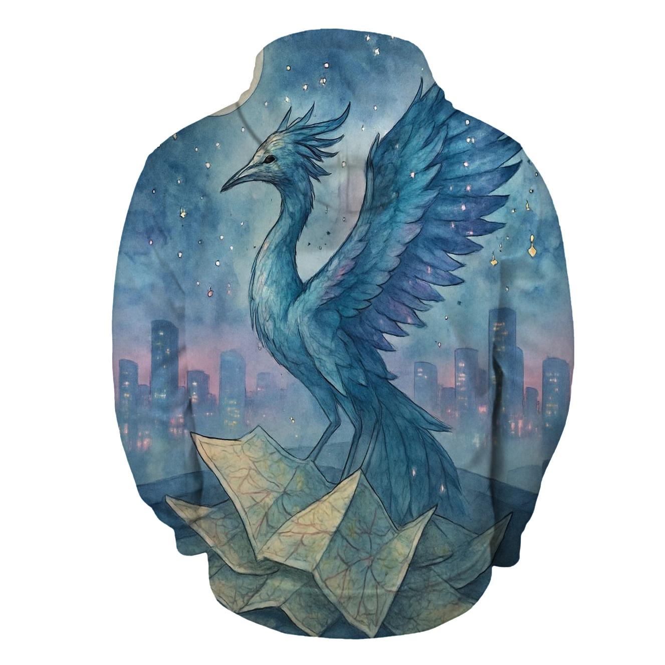 Midnight Paper Crane custom hoodies