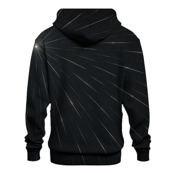 Meteor Trail Radiant Grid designer hoodies